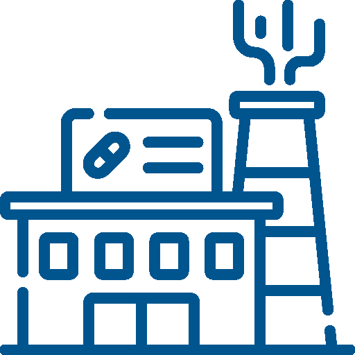 Icono de laboratorio farmacéutico