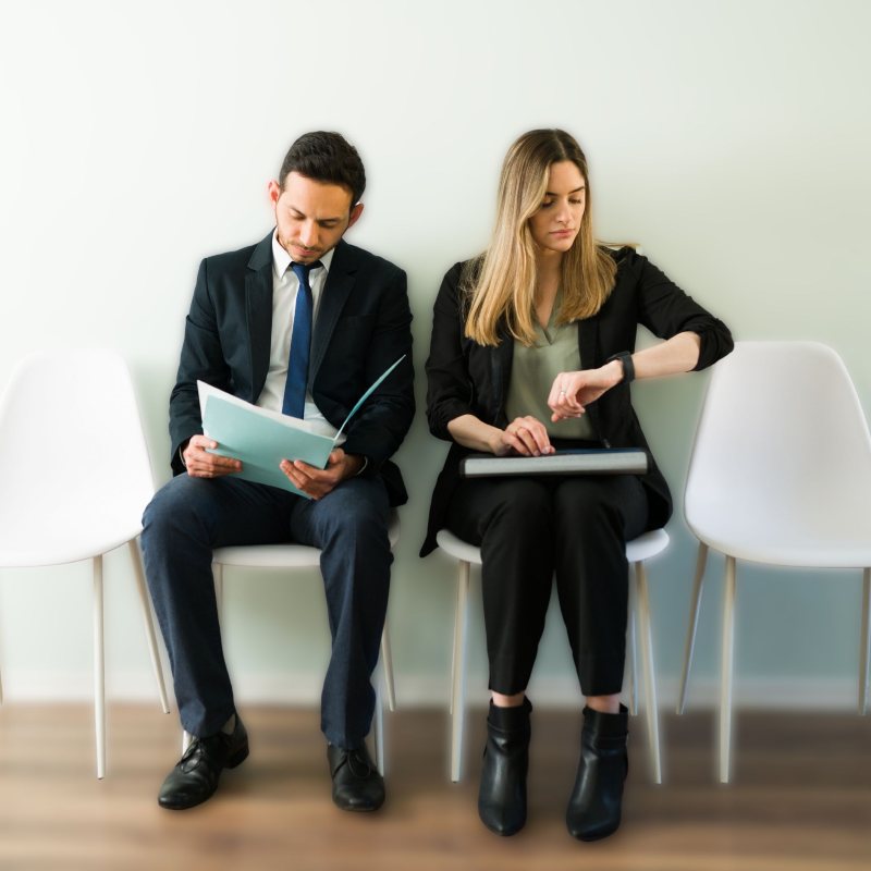 Evaluación de competencias comunicativas y profesionales en candidatos.